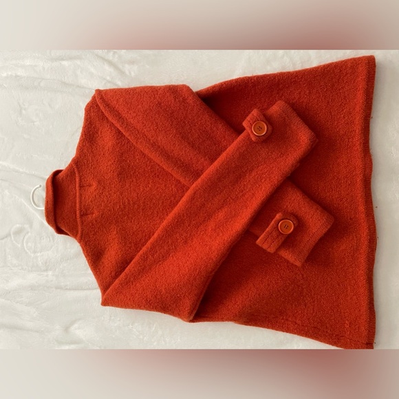Lord & Taylor The American Women’s Orange 100% Wool . Size S - Picture 4 of 6